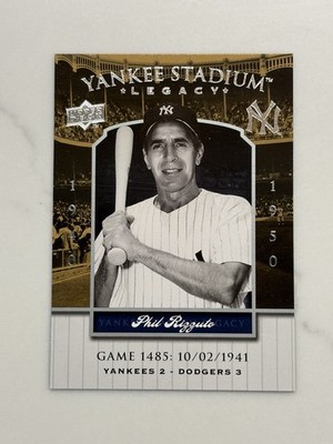 Phil Rizzuto 2008 Upper Deck Yankee Stadium Legacy Game #1485 NM-MT HOF