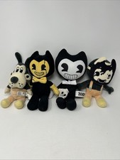 Bendy and the Ink Machine Plush Lot   3 Bendy And 1 Boris   9" To 10"