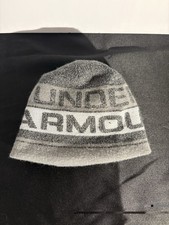 Under Armour Youth Beanie Hat Grey, Great Condition  Youth Medium 4-6 Years 