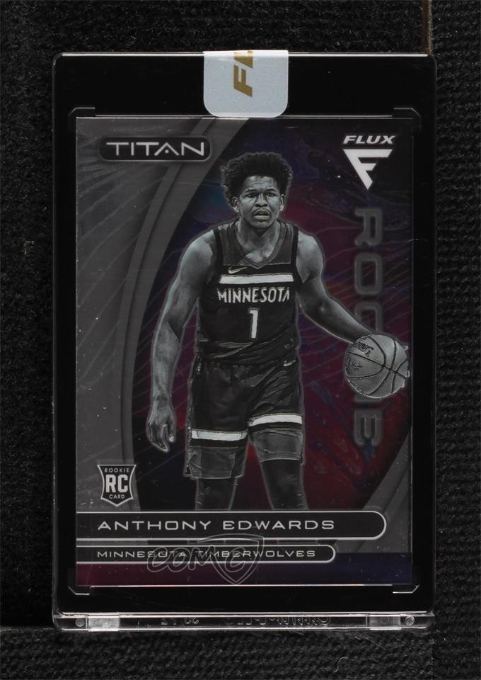 2020-21 Panini Flux Titan Rookies Anthony Edwards #4 0p6y