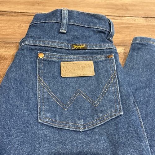 Vintage Wrangler Jeans Mens 34x36 Blue Denim 936PWD Western Cowboy Cut - Picture 11 of 13