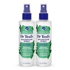 Dr Teal's Magnesium Eucalyptus Spray with Natural Dead 8 Fl Oz Pack of 1 