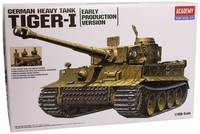 Academy AC13264-1/35 Tiger-I Mit 4 Figuren, Panzer (Us Import)