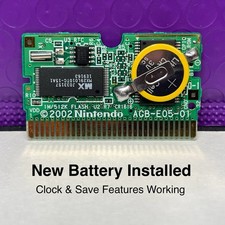 Pokemon Emerald Version GBA [Authentic – New Battery] Gameboy Advance Cartridge