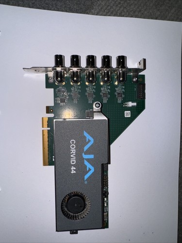 AJA Corvid 44 BNC Flexible Multi-Format I/O Card with Fan