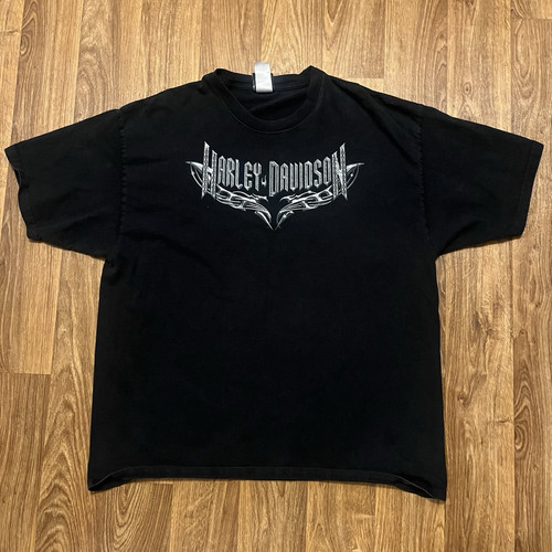 Vintage Harley Davidson Shirt Men 2XL Black Smoky Mountain Tennessee Big Graphic - Picture 2 of 5