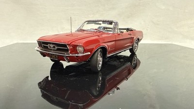 DANBURY MINT 1967 FORD MUSTANG CONVERTIBLE | SOFT TOP 1:24 COMPLETE W/DOCS NICE
