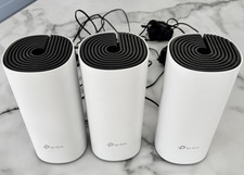 TP-LINK Deco E4 Dual-Band Whole Home Mesh Wi-Fi Router 3 Pack Ethernet