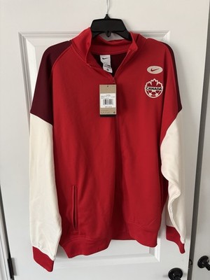 Nike Canada National Team Anthem Track Jacket Mens XL Soccer Football World Cup