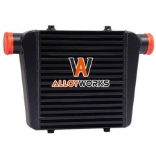 Universal Black Upgrade Aluminum 280x300x65mm Core Side Mount Turbo Intercooler