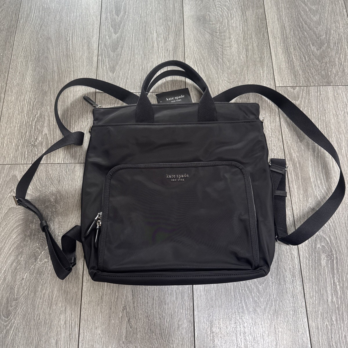 NWT - Kate Spade New York Sam Ksnyl Black Nylon Convertible NWT - Kate Spade New York Sam Ksnyl Black Nylon Convertible