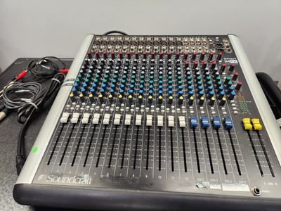 Spirit Soundcraft M12 Cords with Mixer Audio Channel 20 M12 Spirit Soundcraft 12chミキサージャンク！ 配信機器・PA機器・レコーディング機器