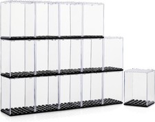 Mini-Figures Display Case Single Dust-Proof Storage Box 15 PCS