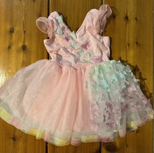 REVOLUTION DANCE BALLET COSPLAY PRINCESS COSTUME MEDIUM CHILD MC PINK BUTTERFLY