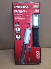 NEW Husky LED Corded Handheld Work Light 1200 Lumens (BOX SHOWS SOME WEAR)