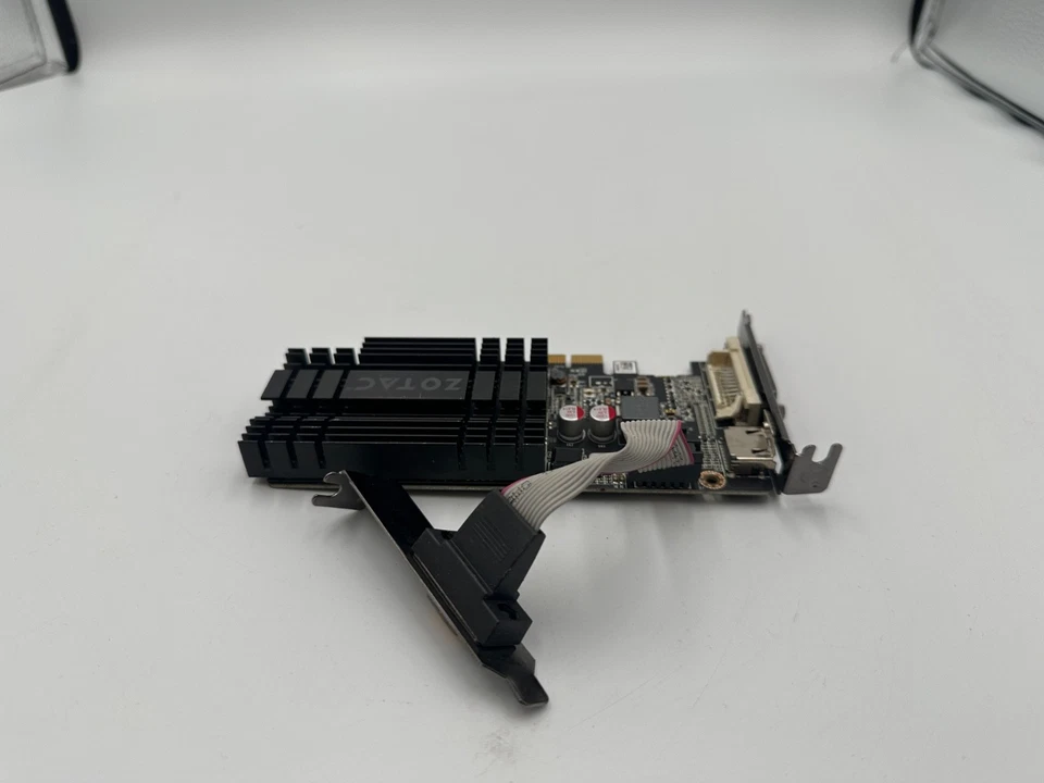 Zotac Nvidia Geforce GT 710 1 GB DDR3 PCI-E x1 Low Profile Desktop Video Card - Image 4 of 4