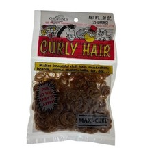 Curly Hair Dolls Craft Strawberry Blonde 0.9 Oz Hand Washable Maxi-Curl One Only