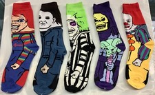 FREE SHIPPING  5 pairs new fun movie socks Buy or Make offer b4 it  s SOLD 