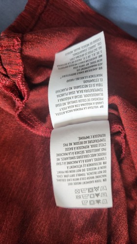 American Eagle AE Jersey T Shirt Mens XL Color Red/Black Activewear - Picture 7 of 8