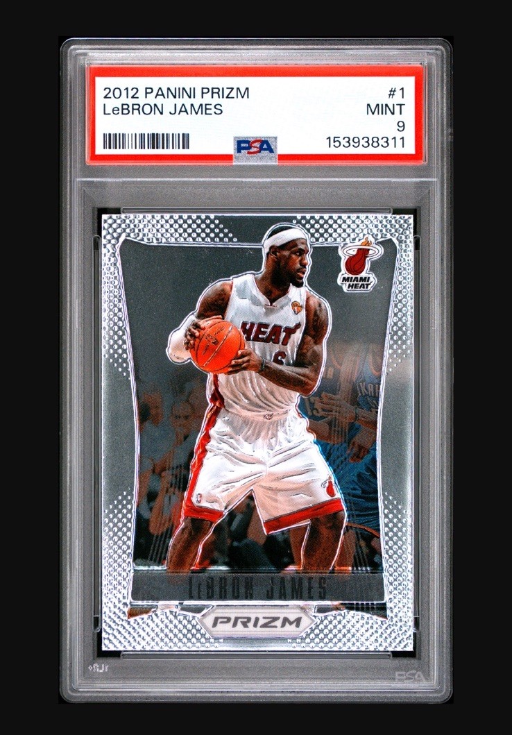 2012 PANINI PRIZM #1 LEBRON JAMES PSA 9 FIRST YEAR PRIZM