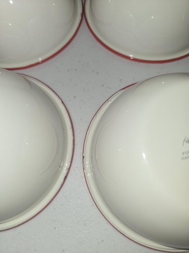 NEW Hearth and Hand Red Ribbon Bowls Lot 4 - Picture 5 of 5