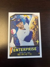 Topps Heritage The Enterprise Insert Bo Bichette #TE-BB Blue Jays 2026 Baseball
