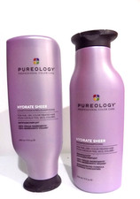 PUREOLOGY HYDRATE SHEER SHAMPOO/CONDITIONER SET 9 OZ. each