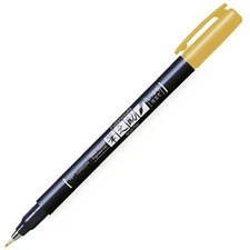 Water-based sign pen Fudenosuke solid finish Green WS-BH07 1 piece