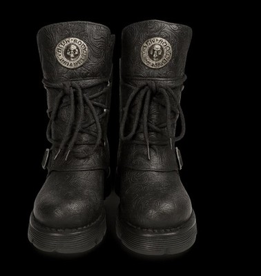 New Rock Boots Größe 38 Schwarz