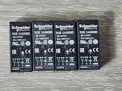 SCHNEIDER ELECTRIC  RSB2A080BD  - Lot of 4