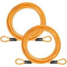 5mm Security Cable Lock with High Reflective Threads, Flexible Steel Safety