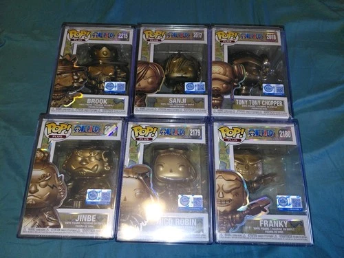 One Piece Funko Bronze Statues Lot Of 6 - product listing photo