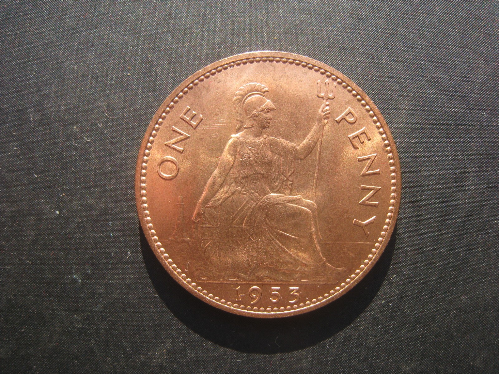 Elizabeth II Penny 1953. High Grade.