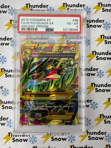 M Rayquaza ex #98 XY Ancient Origins 2015 Pokemon PSA 4