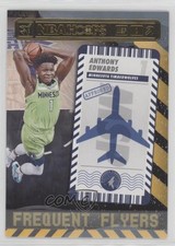2021-22 Panini NBA Hoops Frequent Flyers Winter Anthony Edwards #7 16if