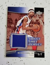 2004-05 Upper Deck Sweet Shot Sweet Shot Jerseys Richard Hamilton (MEM)
