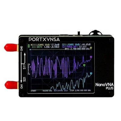 Upgraded NanoVNA Plus 50kHz-2.7GHz Portable Handheld Vector Network Analyzer os6