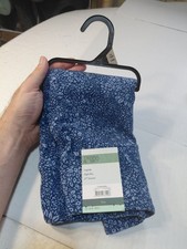 NEW Terra  Sky Leafy Micro Floral Blue Women's High Rise Leggings Plus Size 1X