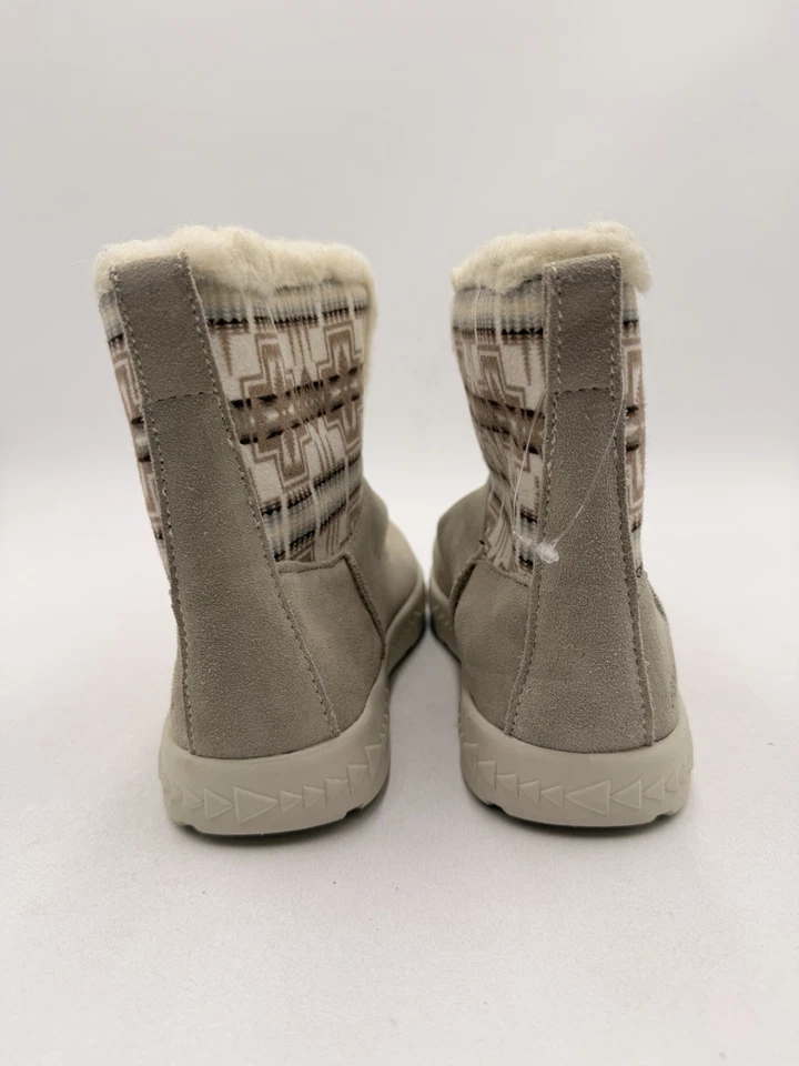 Zapatillas para mujer Pendleton Cabin plegables grises talla 7 Foto 4 de 4