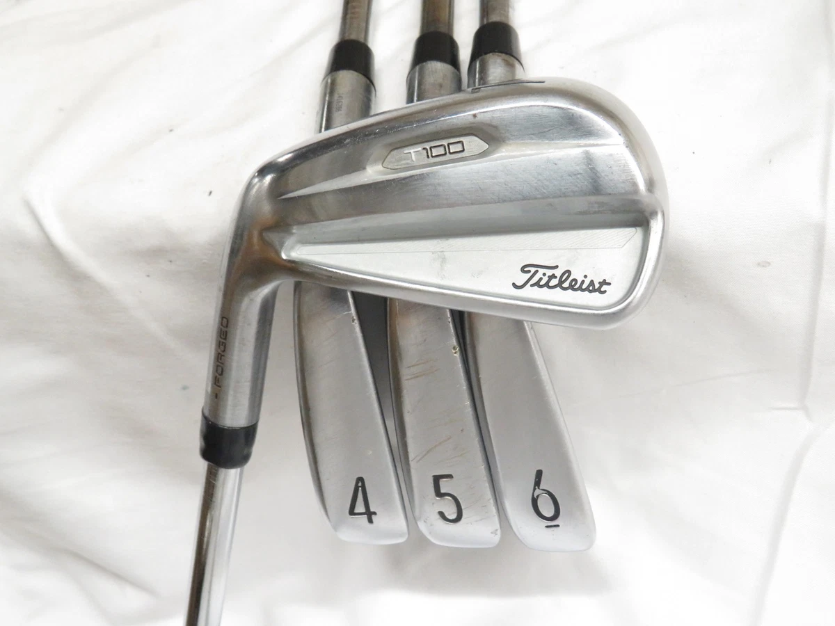Used LH Titleist T100 Iron Set 4-7 Project X LZ 125 6.5 XStiff