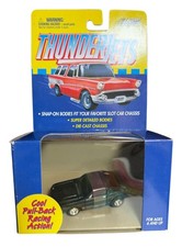Johnny Lightning ThunderJets Ford Mustang HO Scale Pull Back Green NEW