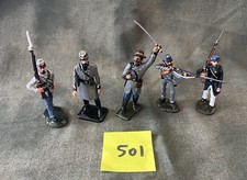 Set 501. 5 Confederate Soldiers