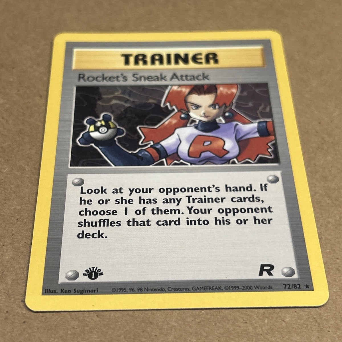 Pokemon 1st Edition - Rockets Sneak Attack - Holo - NM | eBay
