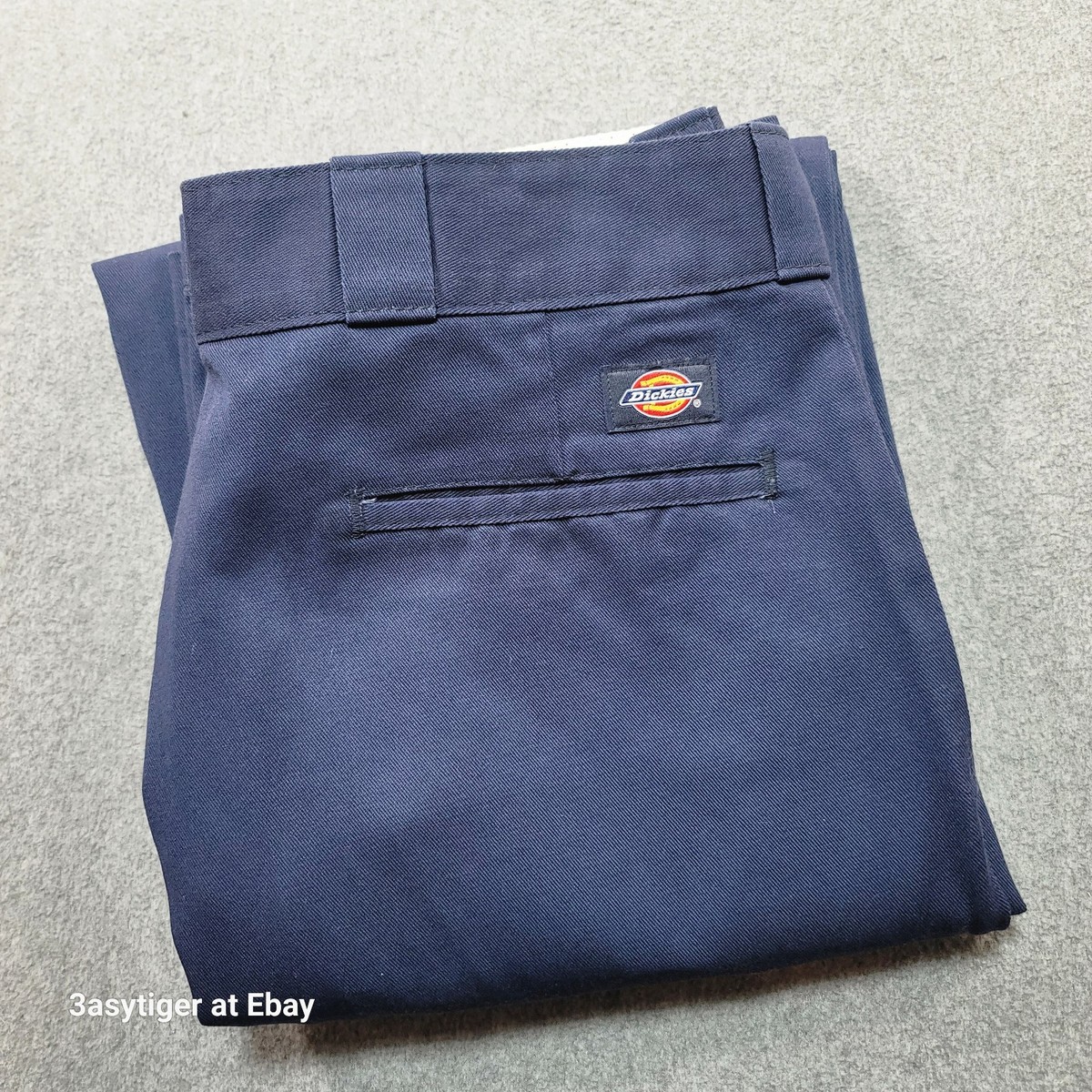Dickies 874 Original Work Pants Navy Blue 36X34 Fit 35x32.5 Starch