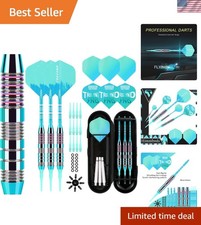 Soft Tip Darts Set 3 Aluminum Shaft Professional Darts Plastic Tip Sets 2BA R...