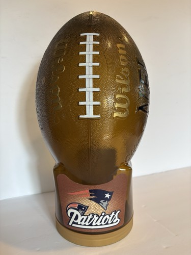 Vintage NE Patriots Wilson Football Bank oder Snackglas. Offizielle NFL 2000. - Bild 7 von 10