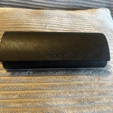 Prada Glasses Sunglasses Case Hard Magnetic Closure Black Velvet Lined