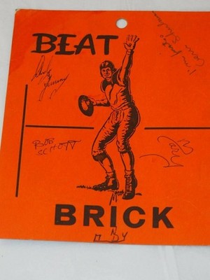 Scarce BEAT BRICK(Brick Township, New Jersey) FOOTBALL circa 1930