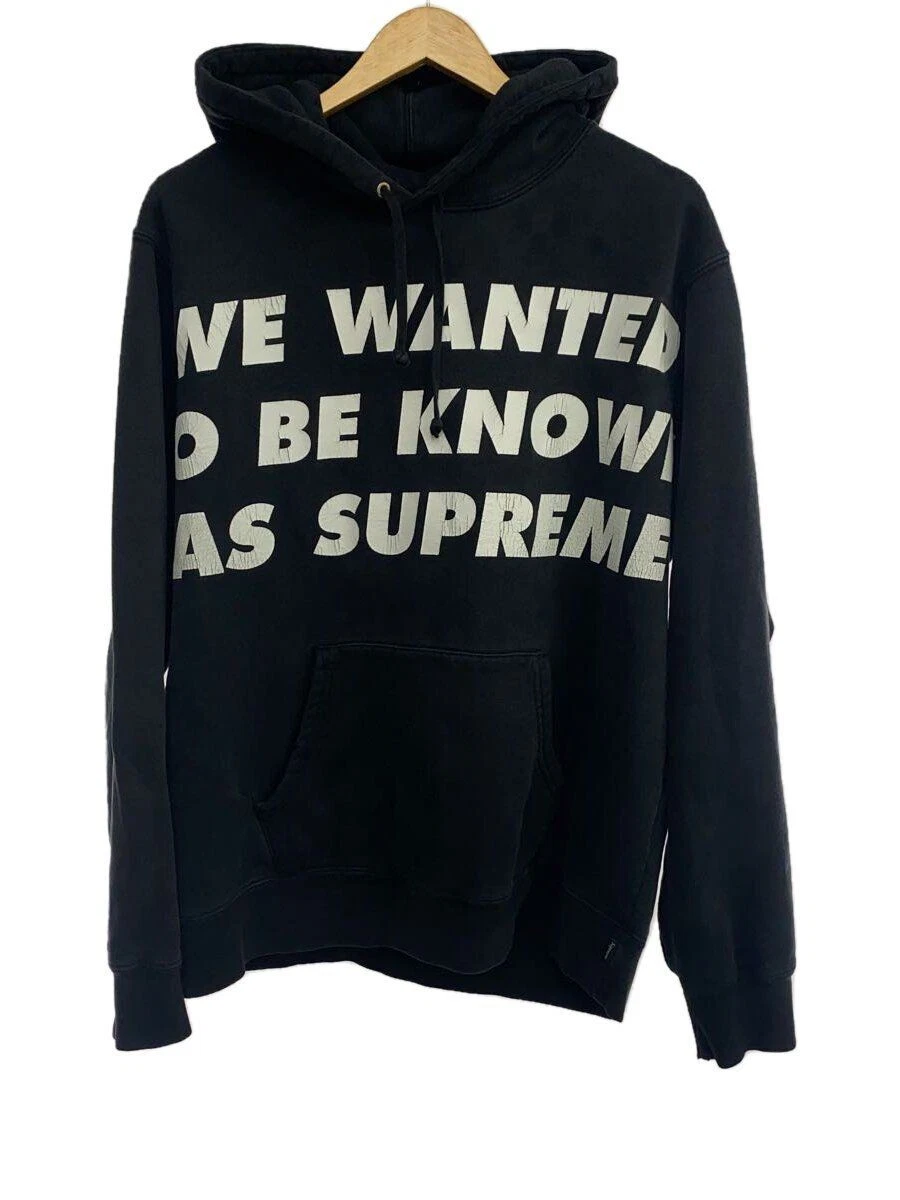 Sweat à capuche Supreme L coton noir connu sous le nom de sweat à capuche 20SS état occasion