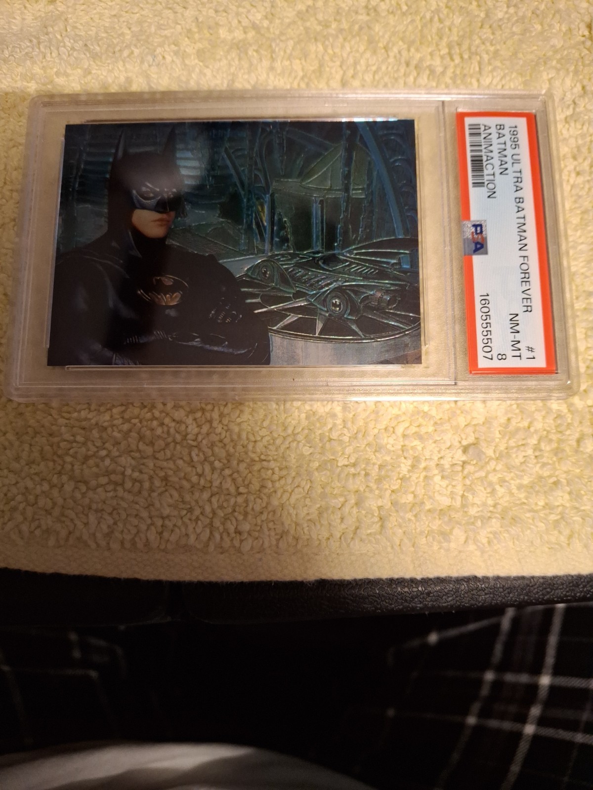 1995 Ultra Batman Forever #1 Batman Chromium Animation